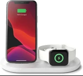 Belkin WIZ001VFWH Beyaz 3in1 Kablosuz Şarj Aleti Teşhir - 2