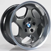 R1 Wheels 17 inç 5*120 ET20 Füme Jant Takımı (J-3454) - 1