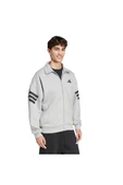 adidas Erkek  Gri  CEKET M FI 3S TT JD4886 - 4