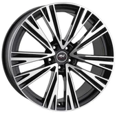 R1 Wheels 17 inç 5*112 ET35 Siyah Jant Takımı (J-3474) - 1