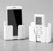 Telefon ve Kumanda Standı Plastik Krem Renk - 1