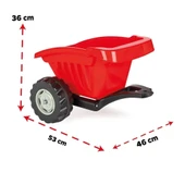 Nessiworld 07 317 Active Traktör Römork Kırmızı -Pilsan Oyuncak - 2