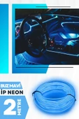 Araç Içi Buz Mavi Neon Ledi Ip Led Torpido Ledi 2 Metre Neon Led thumbnail 1