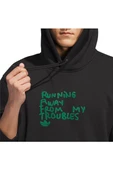 adidas Siyah Erkek   Sweatshirt SHMOO G HOODIE JC7656 - 8