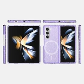 Samsung Galaxy Z Flip 6 Kılıf Işıltılı ve Magsafe Özellikli Starsafe Premium Kapak - 5
