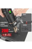200 Watt 5000 Mah Batarya Desteği Şarjlı Tampon Plastik Parça Tamir Kaynak Makinesi 600 Uç - 4