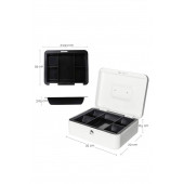 MÜHLEN Cash Box CB250 Büyük Boy Taşınabilir Para Çekmecesi / Kutusu Çıkartılabilir Para Rafları - 1