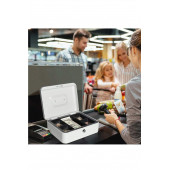 MÜHLEN Cash Box CB250 Büyük Boy Taşınabilir Para Çekmecesi / Kutusu Çıkartılabilir Para Rafları - 6