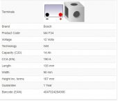 Bosch Motosiklet Aküsü M4 F34 - 2