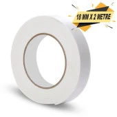 Çift Taraflı Köpük Bant Montaj Bandı Beyaz 18 mm x 2 Metre thumbnail 1