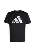 adidas Siyah Erkek   T-Shirt RUN IT BL TEE M JD2332 - 1