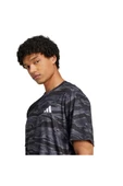 adidas Erkek  Siyah  T-Shirt CAMO AOP TEE JN5953 - 5
