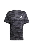adidas Erkek  Siyah  T-Shirt CAMO AOP TEE JN5953 - 1