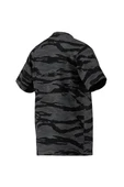 adidas Erkek  Siyah  T-Shirt CAMO AOP TEE JN5953 - 8