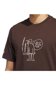 adidas Kahverengi Erkek   T-Shirt SHMOO G TEE 3 JC7651 thumbnail 5