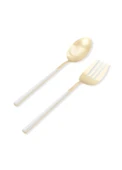 The Mia CKB0247 Bianco Salata Servis Takımı 2 Parça Gold - 1