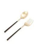 The Mia CKB0248 Bianco Salata Servis Takımı 2 Parça Gold - 1