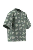 adidas Çocuk  Yeşil  T-Shirt LK SW MNDO T JF3650 - 10