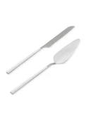 The Mia CKB0249 Bianco Pasta Servis Takımı 2 Parça Gümüş - 1