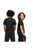 adidas Siyah Unisex Çocuk   T-Shirt J SW MNDO GFX T JD4547 thumbnail 6
