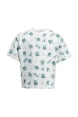 adidas Çocuk  Beyaz  T-Shirt LK SW MNDO T JD4555 - 1