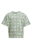 adidas Çocuk  Yeşil  T-Shirt LK SW MNDO T JF3650 - 1