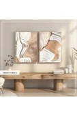 Metal Çerçeveli Gerçek Camlı Tablo Monitorica 2 liSet - 1