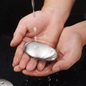 Çelik Sabun , Koku Giderici Paslanmaz Çelik Sabun - Soğan Sarımsak Balık Kokusu Çıkarıcı,metal Sabun - 1