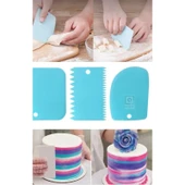 3 Lü Set Hamur Kesme ve Kazıma Aparatı - 1