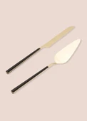 The Mia CKB0252 Bianco Pasta Servis Takımı 2 Parça Gold - 2