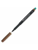 Faber Castell Multimark 1523 Permanent Asetat Kalem Kahverengi - 1