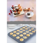 24 Lü Muffinkalıbı,kek Kalıbı,yanmaz Yapışmaz Kek Kalıbı,muffin Kapsülü - 1
