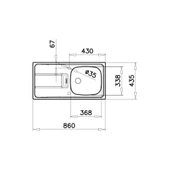 Teka Gravity 45 Sol Damlalık Mikroketen Eviye - 4