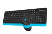 A4 TECH FG1010 Q 2.4 GHZ USB MAVİ KLAVYE+MOUSE KABLOSUZ SET - 3