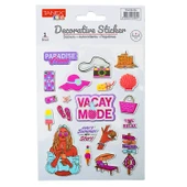 Tanex Kids Sticker Puffy Tatil Serisi 20 Parça (25426) - 1