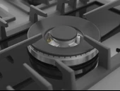 Ferre Flowart BL Modüler Seriisi 3'lü Gri Ankastre Set ( QBL62CPR-BL138-D065 ) - 5