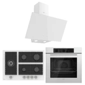 Ferre Flowart BL Modüler Seriisi 3'lü Beyaz Ankastre Set ( QBL62CB-BL136-D078 ) thumbnail 1