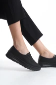 Kadın Comfort Ayakkabı Esnek Taban Akıllı Bağcıklı Tam Kalıp Günlük Ayakkabı - 6