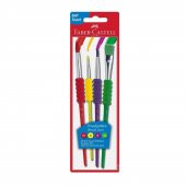 Fırça Seti 4lü Paket 2-6-10-12 Numara Faber Castell Fırça Seti 4lü Paket - 1