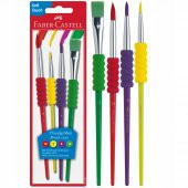 Fırça Seti 4lü Paket 2-6-10-12 Numara Faber Castell Fırça Seti 4lü Paket - 3