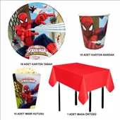 ÖRÜMCEK ADAM TABAK-BARDAK-M.KUTUSU-M.ÖRTÜSÜ thumbnail 2