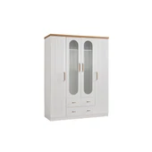 Ranza, Vita Bohem Genç Odası Takımı Yavrulu Beyaz Ranza + Dört Kapaklı Dolap - 3