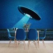 Uzay Ufo Manzaralı Duvar Kağıdı thumbnail 4