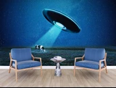 Uzay Ufo Manzaralı Duvar Kağıdı thumbnail 5