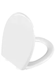 Vitra S20 Round 109-003-909 Universal Klozet Kapağı, Yavaş Kapanır, Kolay Çıkabilir, Beyaz - 1