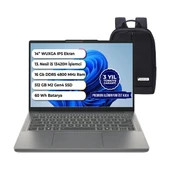 Ideapad Slim 3 14IRH10 Intel I5 13420H 16 GB 512 GB SSD Wuxga Freedos 14 Inç 83K00028TR Snertech Çanta - 1