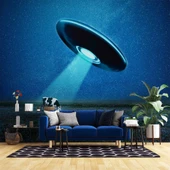 Uzay Ufo Manzaralı Duvar Kağıdı thumbnail 1