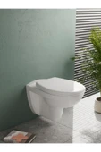 Vitra S20 Round 109-003-909 Universal Klozet Kapağı, Yavaş Kapanır, Kolay Çıkabilir, Beyaz - 2