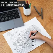 Artline Çizim Kalemi 0.1 MM Siyah EK231 - 4