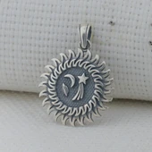 Galaksi 925 Ayar Erkek Gümüş Kolye Ucu thumbnail 2